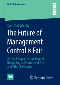 Cover image: The Future of Management Control is Fair 9783658312312