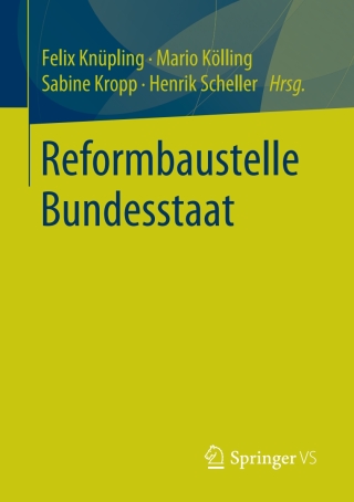 Cover image: Reformbaustelle Bundesstaat 1st edition 9783658312367