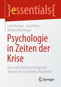Cover image: Psychologie in Zeiten der Krise 9783658312701