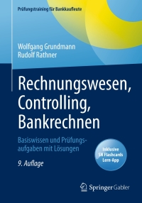 Cover image: Rechnungswesen, Controlling, Bankrechnen 9th edition 9783658313296