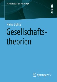 Omslagafbeelding: Gesellschaftstheorien 9783658313494