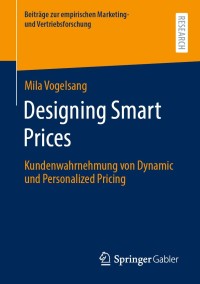 Cover image: Designing Smart Prices 9783658313791