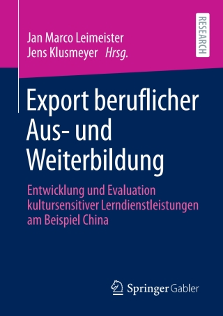 Cover image: Export beruflicher Aus- und Weiterbildung 1st edition 9783658315009