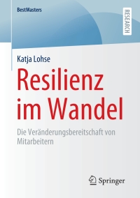 Cover image: Resilienz im Wandel 9783658315382