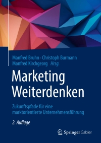 Imagen de portada: Marketing Weiterdenken 2nd edition 9783658315627