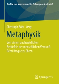 Imagen de portada: Metaphysik 1st edition 9783658315924