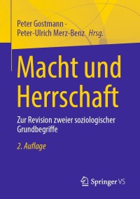 Cover image: Macht und Herrschaft 2nd edition 9783658316075