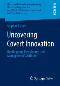 Cover image: Uncovering Covert Innovation 9783658316198