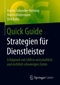 Cover image: Quick Guide Strategien für Dienstleister 9783658316488