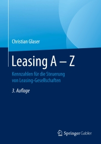 Imagen de portada: Leasing A - Z 3rd edition 9783658318383