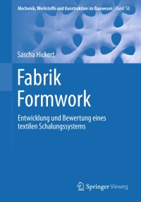Cover image: Fabrik Formwork 9783658319236