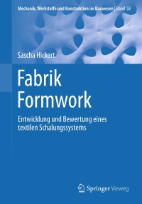 表紙画像: Fabrik Formwork 9783658319236