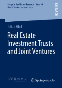 Cover image: Real Estate Investment Trusts and Joint Ventures 9783658319762