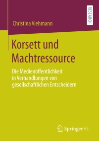 Cover image: Korsett und Machtressource 9783658320089