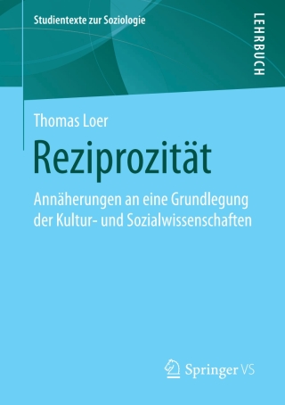 Cover image: Reziprozität 9783658321116