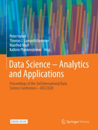 表紙画像: Data Science – Analytics and Applications 9783658321819