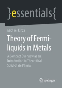 Cover image: Theory of Fermi-liquids in Metals 9783658321901