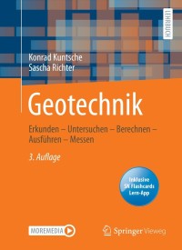 صورة الغلاف: Geotechnik 3rd edition 9783658322892