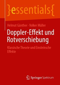 Cover image: Doppler-Effekt und Rotverschiebung 9783658323356
