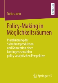 Cover image: Policy-Making in Möglichkeitsräumen 9783658323578