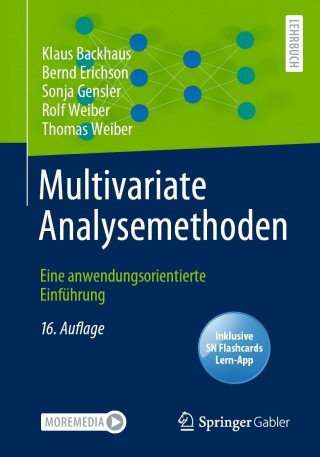 Cover image: Multivariate Analysemethoden 16th edition 9783658324247
