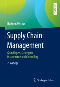 Cover image: Supply Chain Management 7th edition 9783658324285