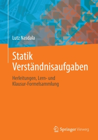 Imagen de portada: Statik Verständnisaufgaben 9783658324834