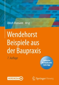Cover image: Wendehorst Beispiele aus der Baupraxis 7th edition 9783658324858