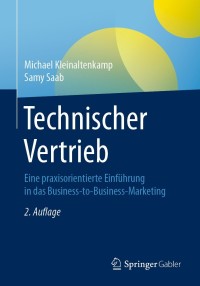 Cover image: Technischer Vertrieb 2nd edition 9783658325114