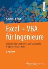 表紙画像: Excel + VBA für Ingenieure 6th edition 9783658327743