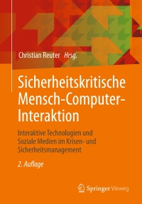 Imagen de portada: Sicherheitskritische Mensch-Computer-Interaktion 2nd edition 9783658327941