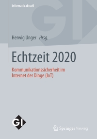 Imagen de portada: Echtzeit 2020 9783658328177