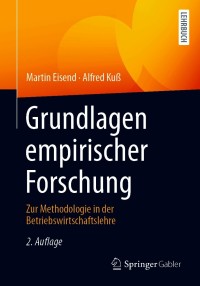 Cover image: Grundlagen empirischer Forschung 2nd edition 9783658328894