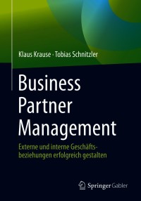 Cover image: Business Partner Management 9783658329969