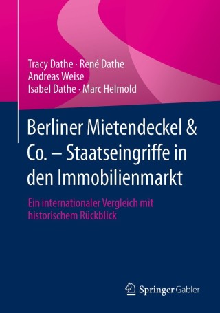 Immagine di copertina: Berliner Mietendeckel & Co. - Staatseingriffe in den Immobilienmarkt 9783658332365