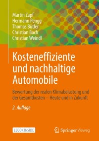 表紙画像: Kosteneffiziente und nachhaltige Automobile 2nd edition 9783658332501