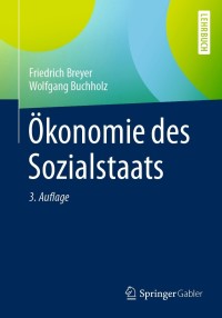Cover image: Ökonomie des Sozialstaats 3rd edition 9783658333683