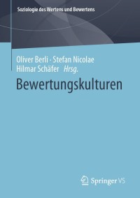 Cover image: Bewertungskulturen 9783658334086