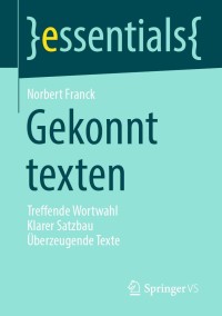 Cover image: Gekonnt texten 9783658334758