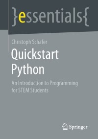Cover image: Quickstart Python 9783658335519