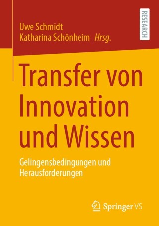 Titelbild: Transfer von Innovation und Wissen 9783658336660
