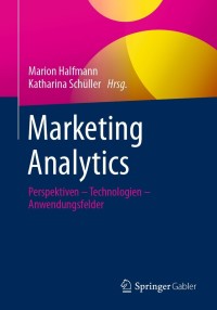 Cover image: Marketing Analytics 9783658338084