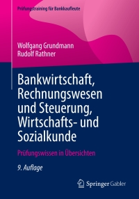 Cover image: Bankwirtschaft, Rechnungswesen und Steuerung, Wirtschafts- und Sozialkunde 9th edition 9783658338145