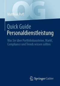 Immagine di copertina: Quick Guide Personaldienstleistung 9783658338978