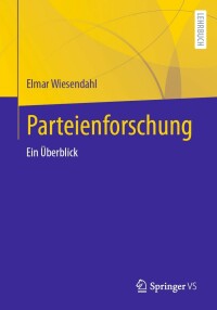 Imagen de portada: Parteienforschung 9783658338992