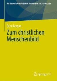 Cover image: Zum christlichen Menschenbild 9783658340148