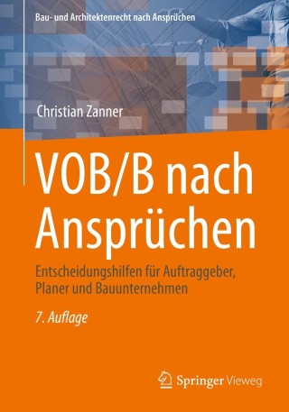 Omslagafbeelding: VOB/B nach Ansprüchen 7th edition 9783658340247
