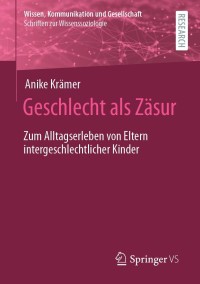 Cover image: Geschlecht als Zäsur 9783658341411