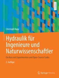 Cover image: Hydraulik für Ingenieure und Naturwissenschaftler 2nd edition 9783658341718