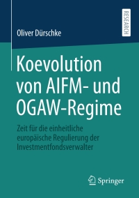 Cover image: Koevolution von AIFM- und OGAW-Regime 9783658342623